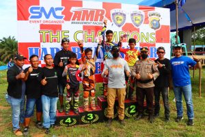 Semarak, Kapolres Inhu Buka Kejuaraan Motocross Hari Bhayangkara