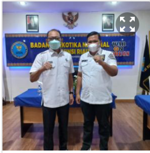 Sahabat Polisi Indonesia (SPI) Provinsi Riau, Rabu pagi, (14/9/2022) sambangi Badan Narkotika Nasional (BNN) Provinsi Riau.