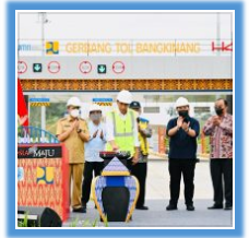 Wakajati Riau Menghadiri Peresmian Jalan Tol Ruas Pekanbaru – Padang Seksi Pekanbaru – Bangkinang Yang Diresmikan Oleh Presiden Republik Indonesia