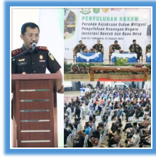 Kepala Kejaksaan Tinggi Riau Memberikan Penyuluhan Hukum Pada Camat Kepala OPD, Perangkat Bumdes Penghulu Kampung Se-Kabupaten Siak 