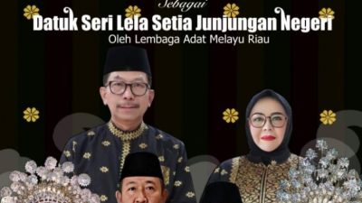 Besok, Kajati Riau Akmal Abbas, SH. MH Dianugerahi Gelar Adat Datuk Seri Lela Setia Junjungan Negeri
