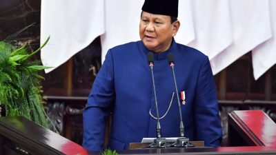 Presiden Prabowo di Dampingi Wakil Gibran Membacakan Susunan Menteri dan Wamen di Kabinet Merah Putih