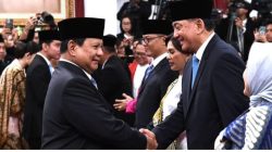 Presiden Prabowo Lantik Sejumlah Pejabat Setingkat Menteri di Istana Negara