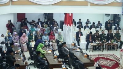 Ketua DPRD Inhil Iwan Taruna Resmi Dilantik Masa Jabatan Tahun 2024 Sampai 2029