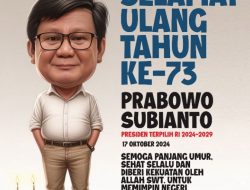 Selamat Ulang Tahun Jenderal Prabowo Subianto